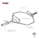BILANCIERE OLIMPICO ESAGONALE – SHRUG BAR – 200 KG